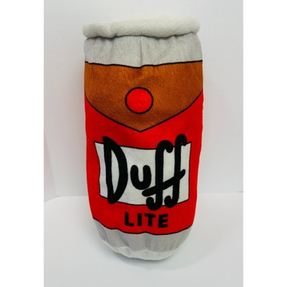 Universal Studios Matt Groening The Simpsons 11" Duff Lite‎ Beer Stuffed Plush
